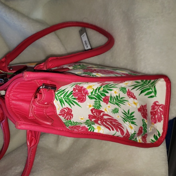 Apt9 Tropical Design Handbag Purse - Picture 7 of 11